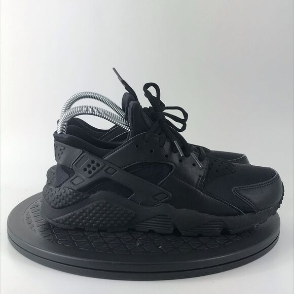 Nike Air Huarache Run Black Athletic Running Shoes 634835-012 Women’s Size 7.5 - Picture 4 of 12